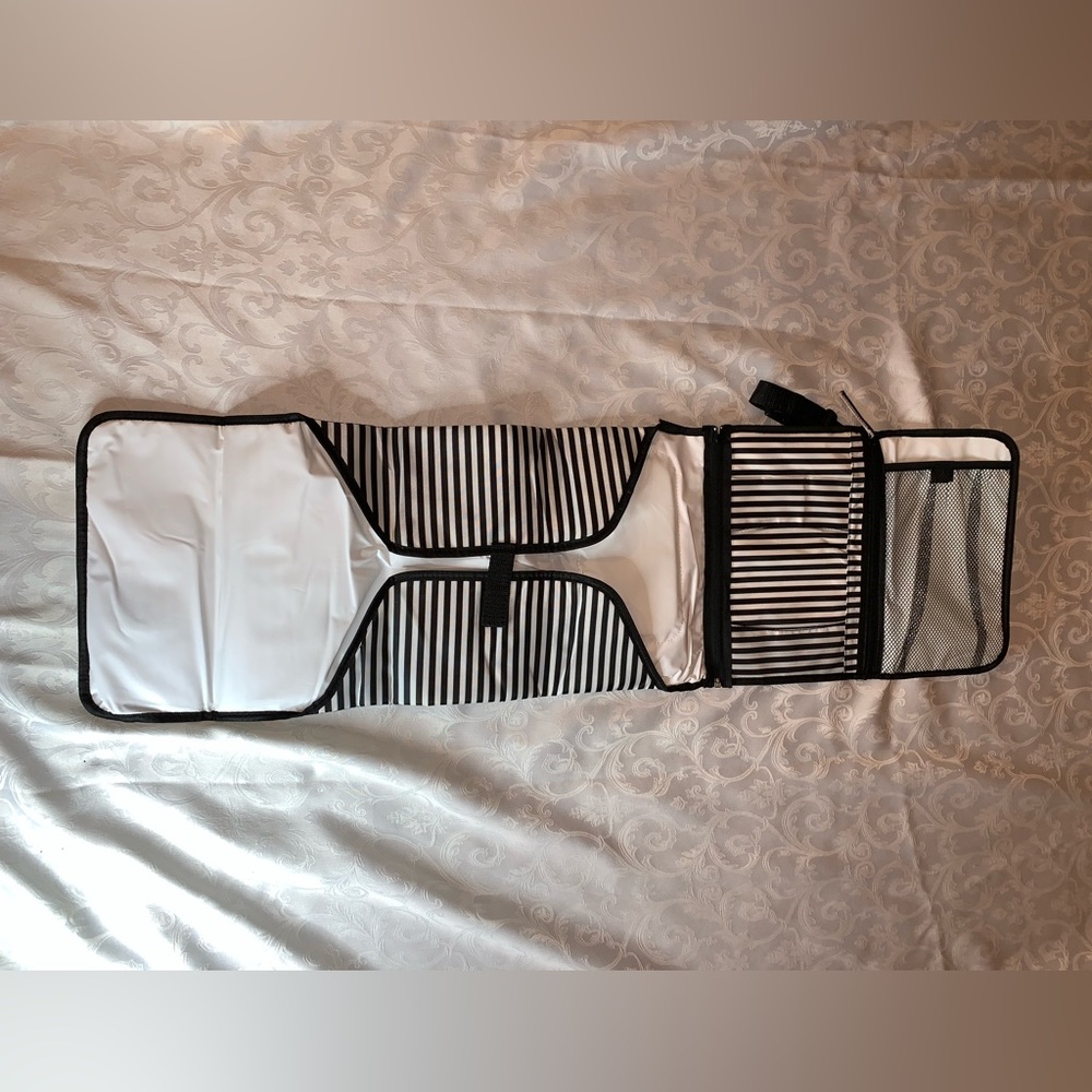 Pantheon baby portable diaper changing pad clutch with Stripes Not Dots